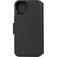 Decoded 2 in 1 Leather Bookcase voor de Apple iPhone 15 Plus - Zwart