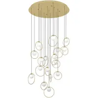 Eglo Hanglamp Portocolom Messing 17-lichts Rond