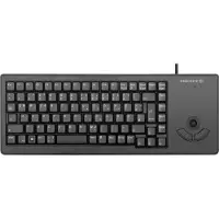 Cherry Tastaur XS Trackball Keyboard G84-5400, QWERTZ, met 2 muisknoppen, USB-poort, zwart