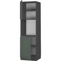 Vicco Fame-Line Ovenombouwkast – 60 cm open Groen-Goud Landhuis