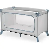 Hauck Dream N Play Plus - Campingbedje - Extra grote doorgang - Dusty Blue