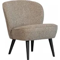 Woood Fauteuil Sara - Polyester - Naturel - 71x59x70