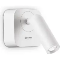 Ideal Lux 260648 BEAN wandlamp, LED, 3,5W/220lm, 3000K, wit