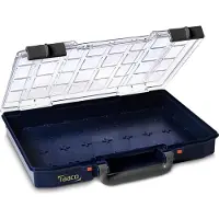 Raaco CarryLite 55 - Assortimentsdoos Leeg - 278 x 337 x 57 mm - Donkerblauw