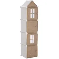 Atmosphera opbergtoren 139 cm hoog van jute en kunststof