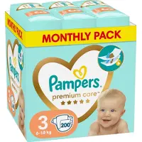 Pampers Premium Protection Maat 3, Luiers X204, 6kg-10kg