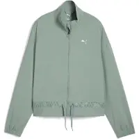Puma Sportjas zilvergrijs / groen