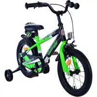 Volare Sportivo Kinderfiets - 14 inch - Groen Zwart - Jongens