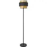 Lux.pro Staande lamp 'Albans', 160 x 30 cm, zwart/goud