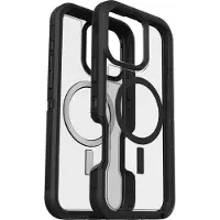Otterbox Defender XT iPhone 16 Pro Max Back Cover MagSafe Magneet Transparant Zwarte Rand