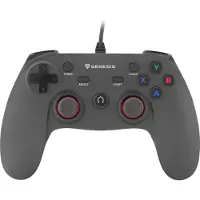 Genesis P65 USB 2.0 Gamepad Analoog (Playstation, PC), Controller, Zwart
