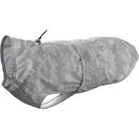 Hunter - Regenmantel Huka To Go - Hondenjas Rücken 60 cm - Hals 38-74 cm, Bauch 50-78 cm, silber / reflektierend