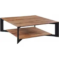 Tower Living Pandora Coffee table 100x100x35 (Naturel, 100x100x35cm)