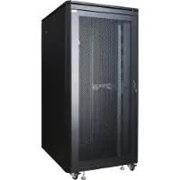 Lanview door 19" 32U Rackkast 800 x 1000mm Serverlijn Zwart