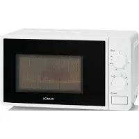 Bomann MW 6014 CB, Werkblad, Vrijstaande magnetron, 20 liter, 700 watt, Draaiend, Wit
