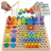 Kruzzel Houten puzzel - Kralen DU17252