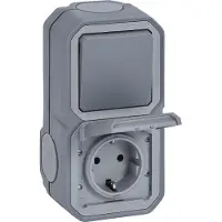 Legrand Stopcontacten, Wandcontactdoos met randaarde