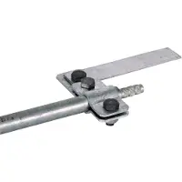 Dehn aardstaaf aansluitbeugel met M10x20mm schroef - 620021