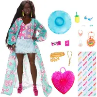 Barbie Extra Fly Playa Doll Veelkleurig