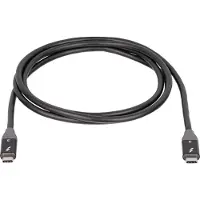 Akyga AK-USB-34 USB-kabel Thunderbolt 3 Thunderbolt stekker, Thunderbolt stekker 1.50 m Zwart Symmetrisch ontwerp
