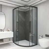 Neu.haus Wandpaneel Bladel set van 8 panelen 120x60 cm Grey Stone []
