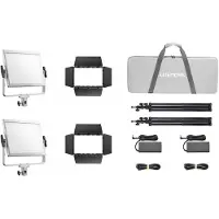 Godox Litemons LP400R K2 RGB LED Light Panel 2-light Kit Wit
