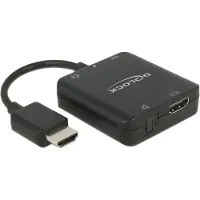 DeLOCK HDMI audio omvormer - HDMI, AUX, Optisch