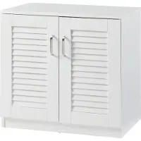 En.casa Schoenenkast Løten 62x63x36 cm wit []