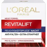L'Oréal - Revitalift Nachtverzorging met Pro-Elastin en abrikozenpitolie Gezichtscrème 50 ml Dames