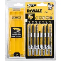 DeWalt DT2298 14 delig Decoupeerzaagblad set XPC in cassette - Hout / Kunststof / Laminaat