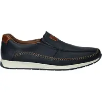 Rieker Mocassins marine / bruin