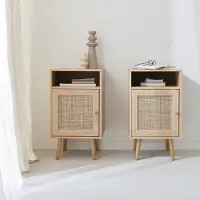 Sweeek Nachtkastje, set van 2 Naturel