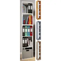 VCM LonaIXXL kantoor wandkast 5 planken beuken decor.