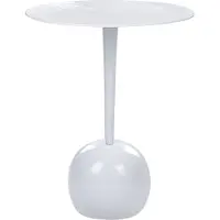 Beliani EUCLA - Bijzettafel - Wit - Aluminium