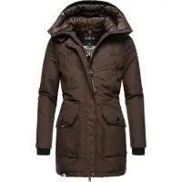 NAVAHOO Winterjas chocoladebruin