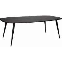 Tower Living Giovanni diningtable 220x110 - black (Zwart, 220x110x78cm)