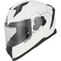 Acerbis X-Way Solid Mat Wit Systeemhelm Maat S