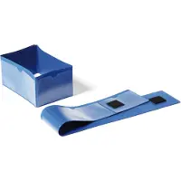 Durable Etikethoes voor palletvoet 140x65 / 90x65 mm, Donkerblauw