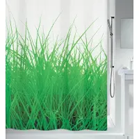 Spirella Douchegordijn Grass Groen 180cm