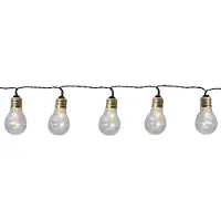 Star Trading Vijflamps LED-lichtketting Glow Battery