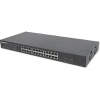 Intellinet 12-poorts Gigabit Ethernet switch met 2 SFP-poorten
