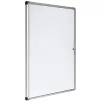 BI-Office Enclore Indoor Budget Vitrine Magnetisch 2 x A4 Ja 52,7 (B) x 35,4 (H) cm Wit