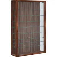 VCM Vitrinekast wandvitrine Vitrosa Mini noten