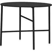Ebuy24 Penny tuintafel Ø 50 cm. H 40 cm, zwart.