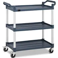 Royal Catering Servicewagen - 3 schappen - 150 kg