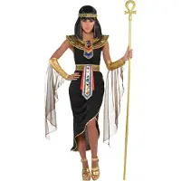 Amscan Kostüm verkleedjurk Egyptische koningin polyester zwart