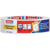 TESA Afplakband | licht gecrêpt | lichtbeige | lengte 50 m | breedte 30 mm | wiel | 10 stuks - 04306-00044-02 04306-00044-02