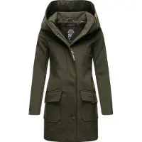 MARIKOO dames softshelljas – Mayleen, waterafstotend met capuchon