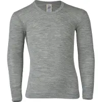 Engel - Kinder Unterhemd L/S - Merino-ondergoed 176, grijs