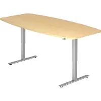 Hjh OFFICE PRO XMST 22 S - Esdoorn 220 x 103 Tafelhoogte I Elektrisch in hoogte verstelbaar